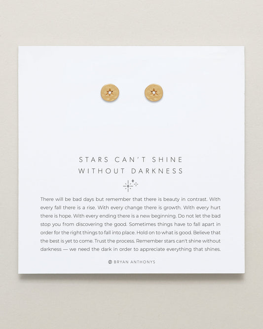 Stars Can't Shine Without Darkness Earrings