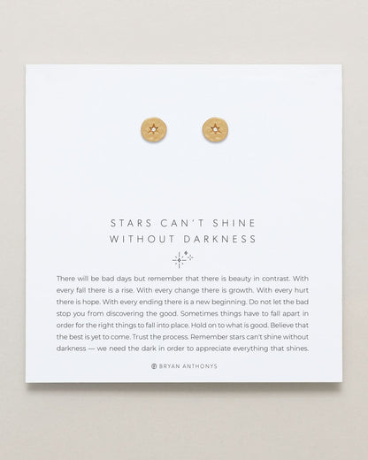 Stars Can't Shine Without Darkness Earrings