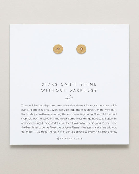Stars Can't Shine Without Darkness Earrings