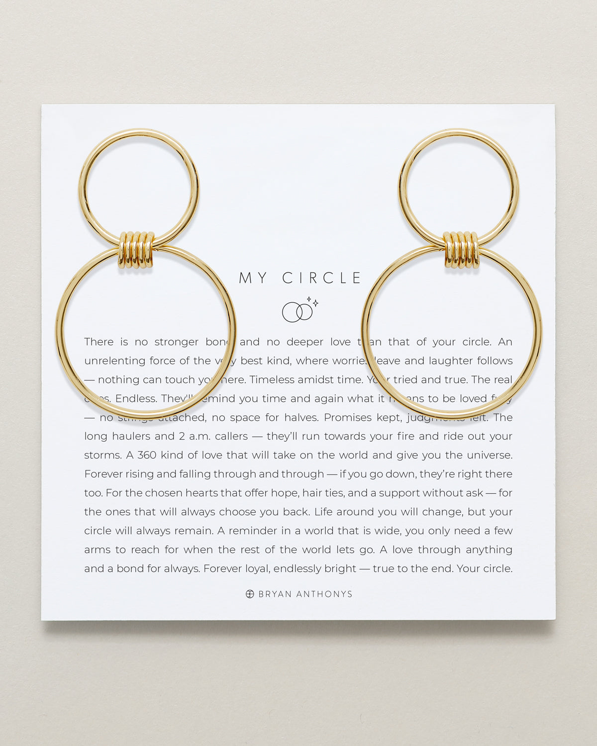 My Circle Statement Earrings