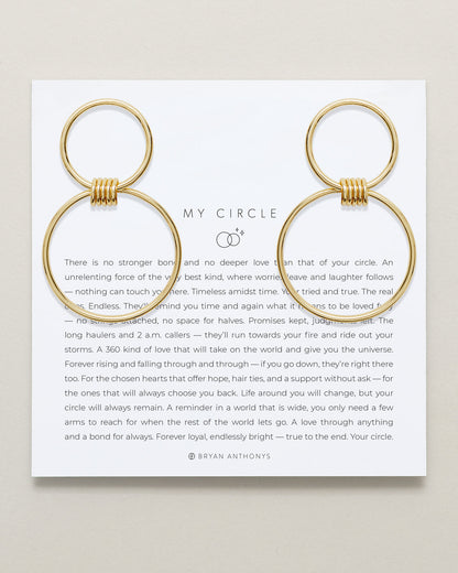 My Circle Statement Earrings