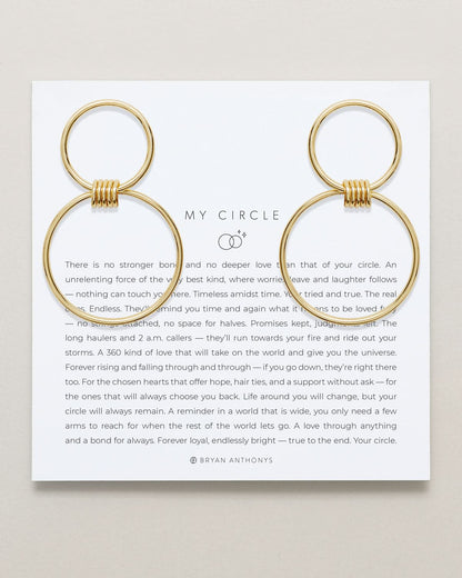My Circle Statement Earrings