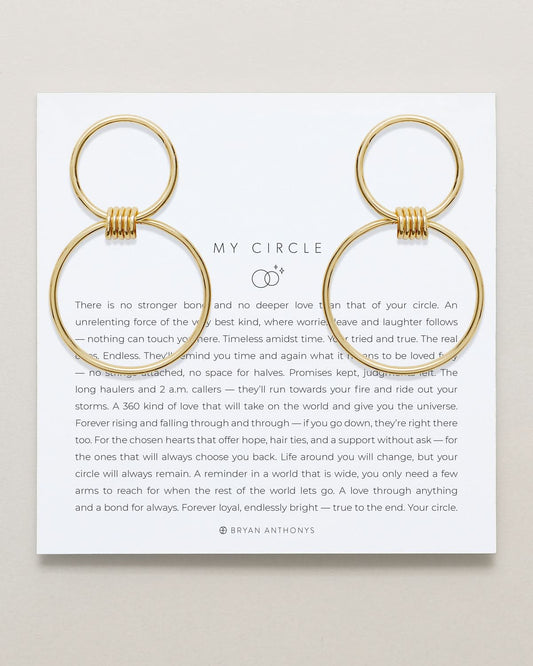 My Circle Statement Earrings