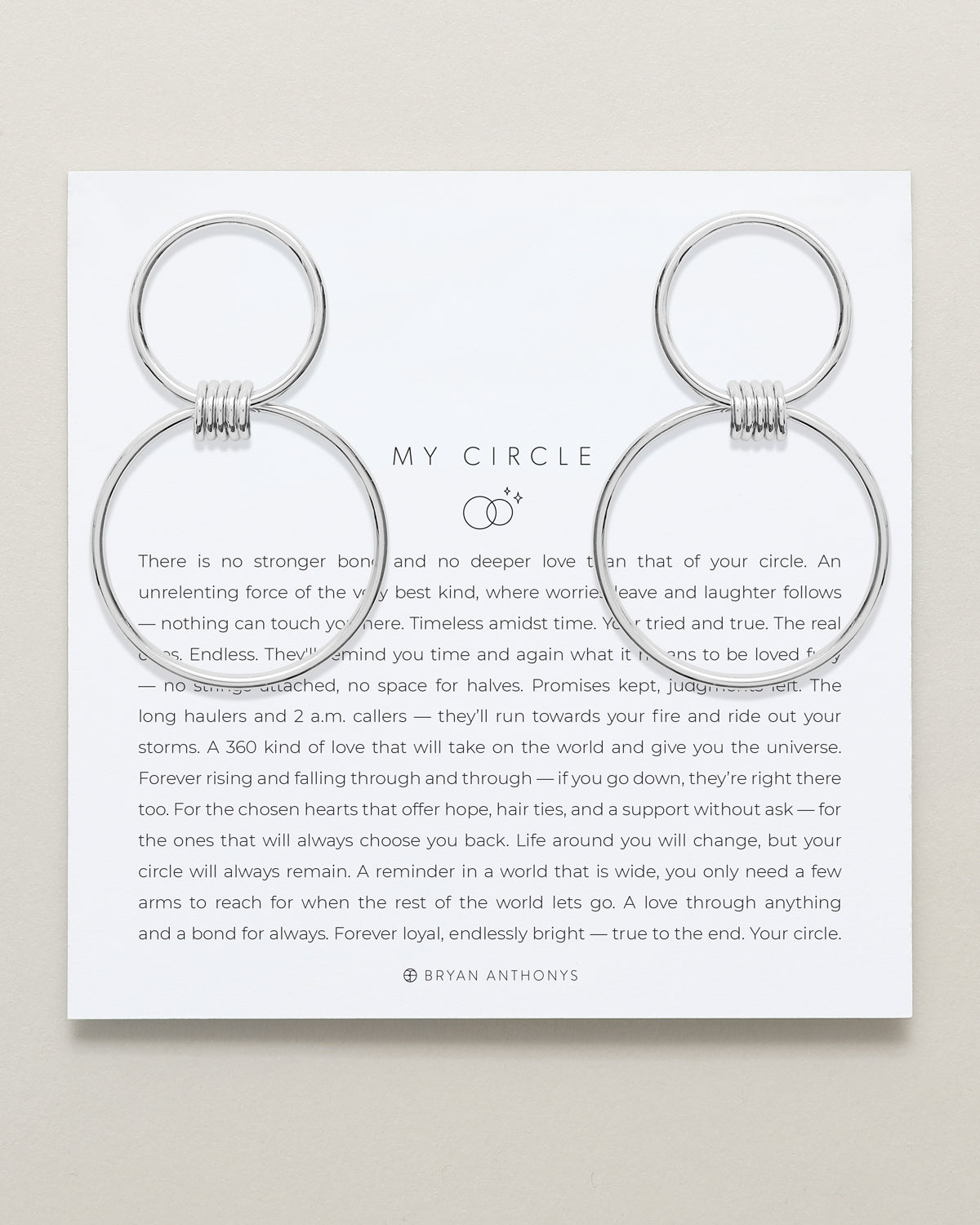 My Circle Statement Earrings