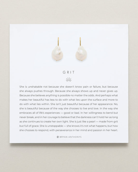 Grit Drop Earrings