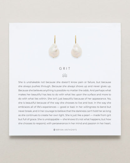 Grit Drop Earrings