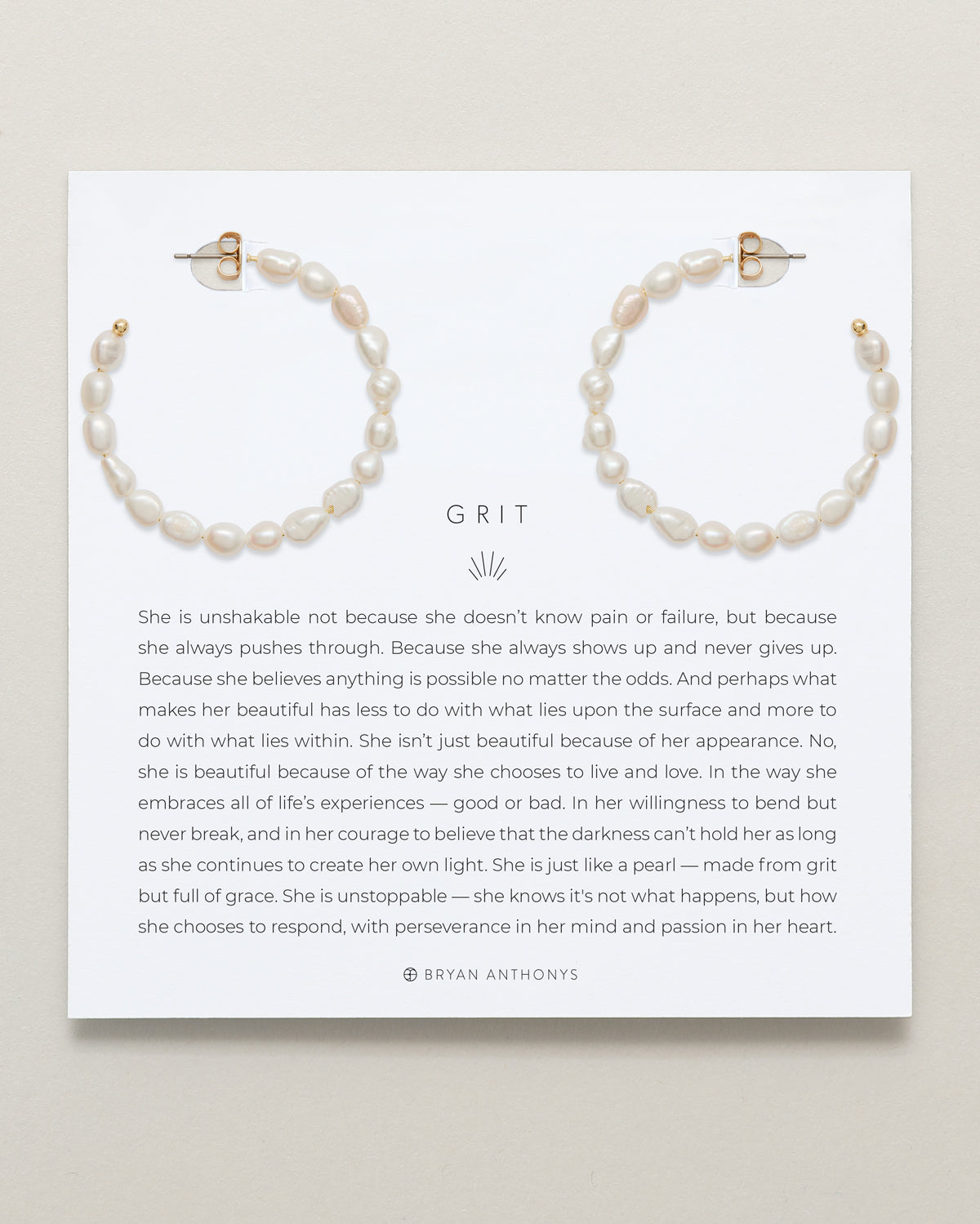 Grit Maxi Hoop Earrings