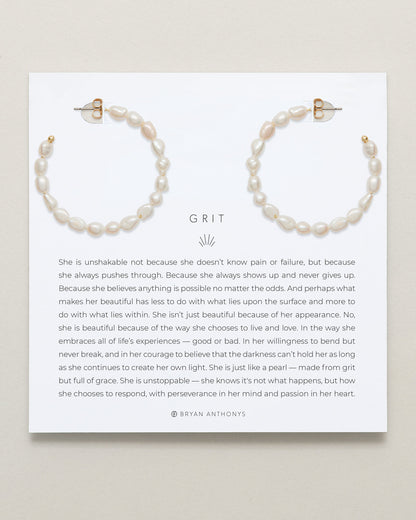 Grit Maxi Hoop Earrings