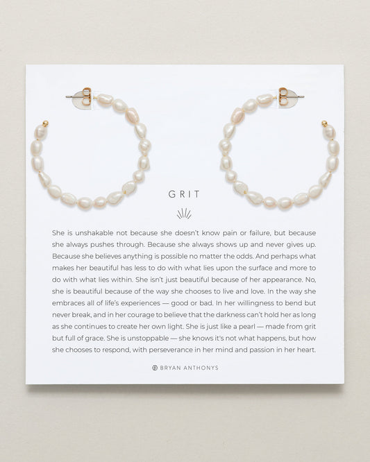 Grit Maxi Hoop Earrings
