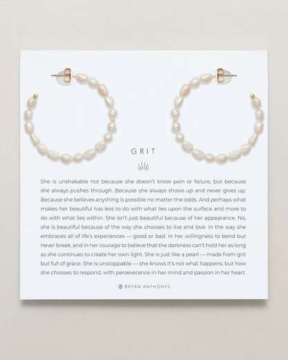 Grit Maxi Hoop Earrings