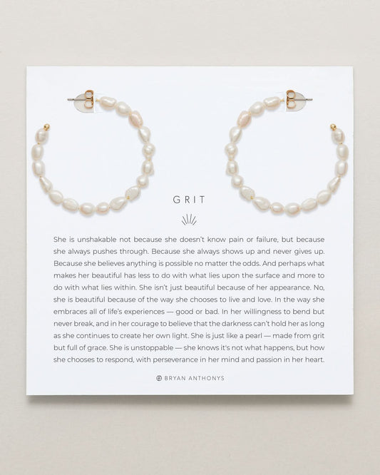Grit Maxi Hoop Earrings