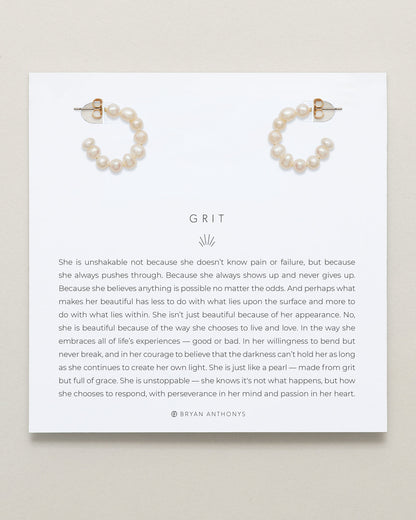 Grit Mini Hoop Earrings