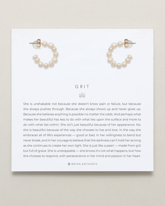 Grit Mini Hoop Earrings