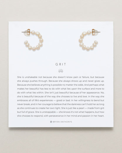 Grit Mini Hoop Earrings