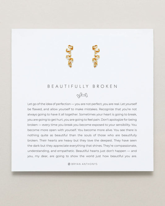 Beautifully Broken Hoop Earrings