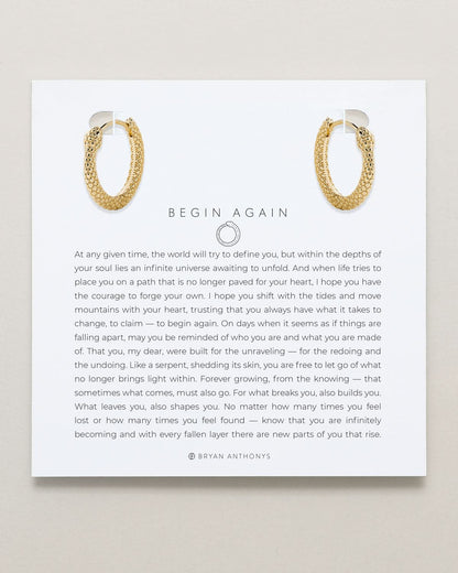 Begin Again Midi Hoop Earrings