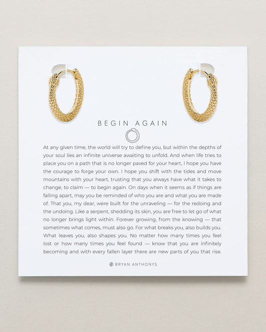 Begin Again Midi Hoop Earrings