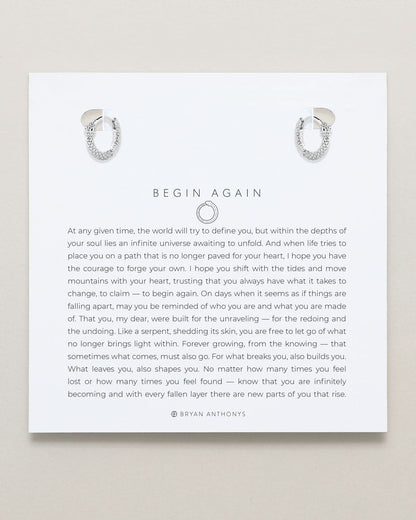 Begin Again Mini Hoop Earrings