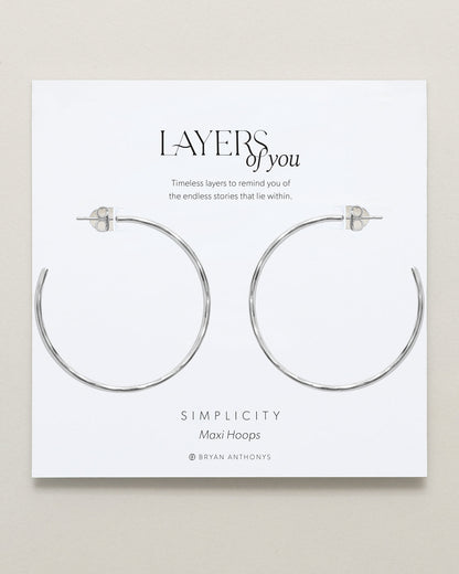 Simplicity Maxi Hoop Earrings