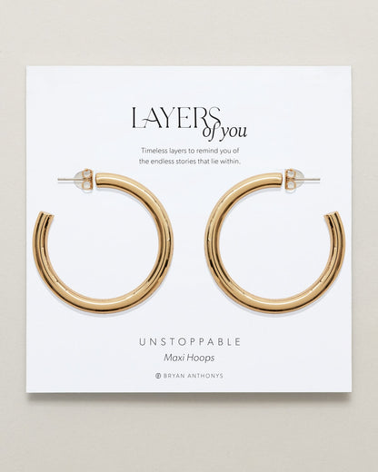 Unstoppable Maxi Hoop Earrings