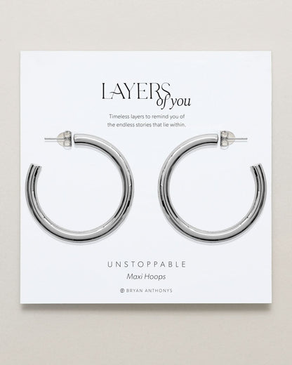Unstoppable Maxi Hoop Earrings