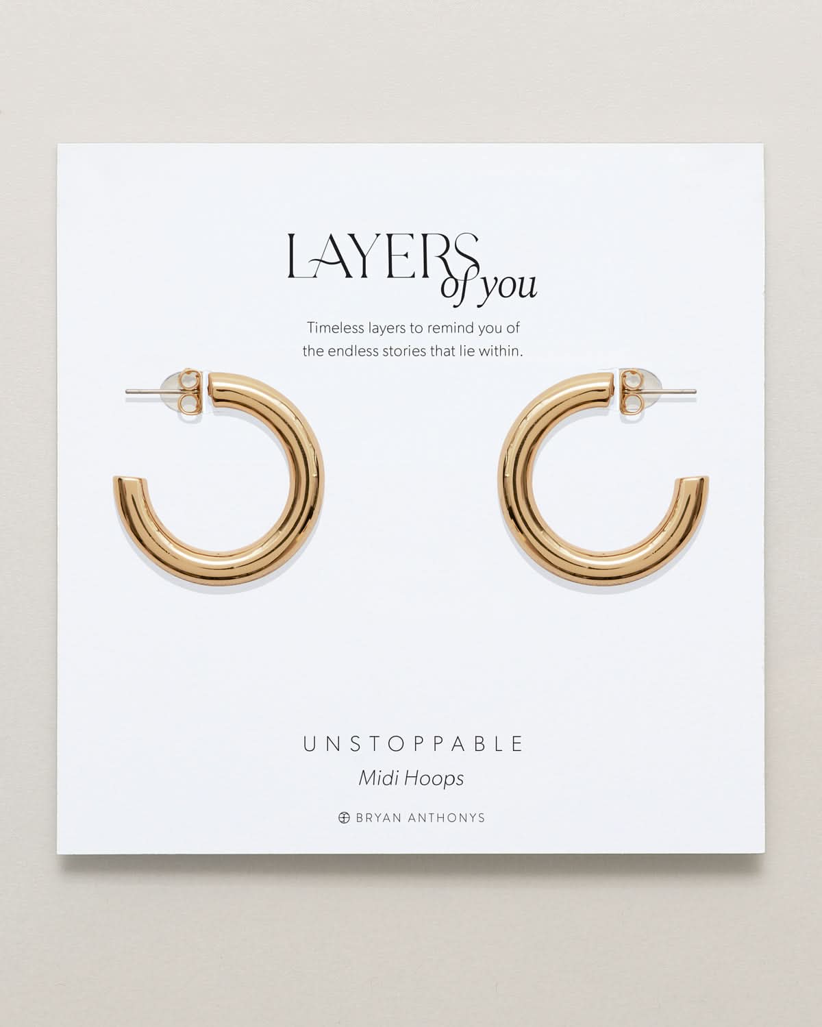 Unstoppable Midi Hoop Earrings