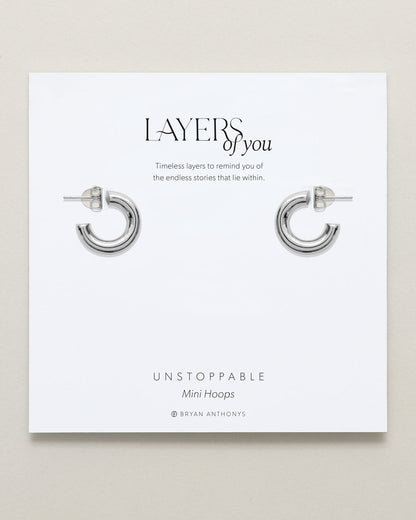 Unstoppable Mini Hoop Earrings