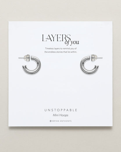 Unstoppable Mini Hoop Earrings