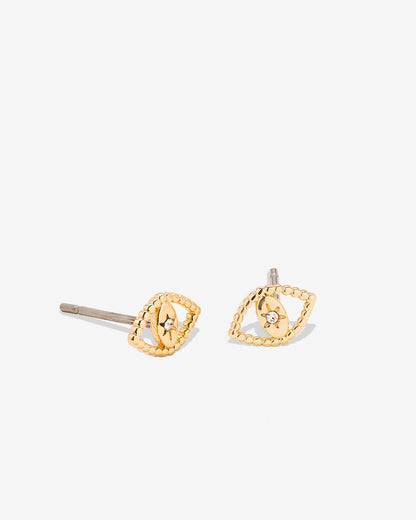 Just For Luck Evil Eye Earrings