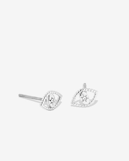 Just For Luck Evil Eye Earrings