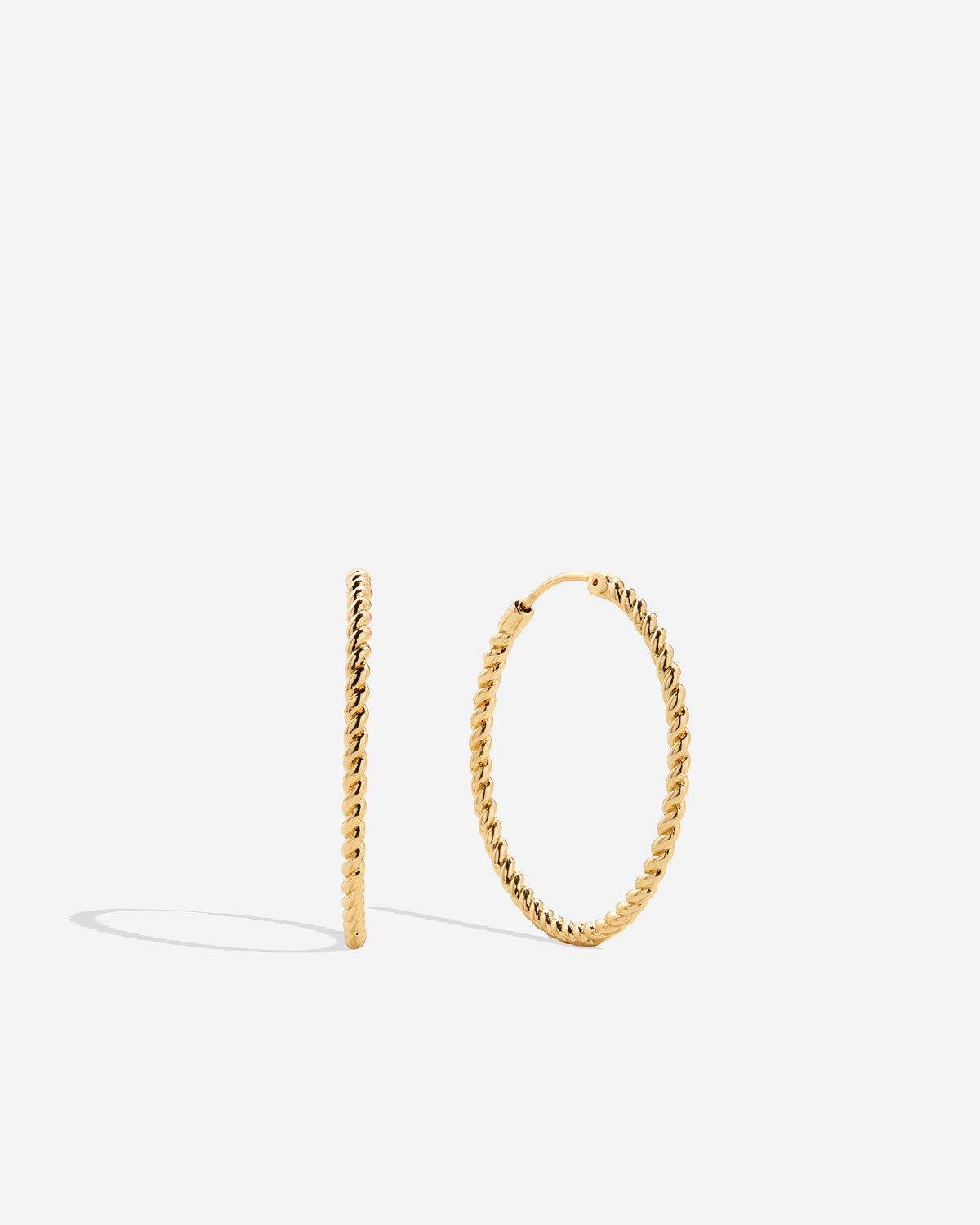 Entwined Dainty Hoop Earrings