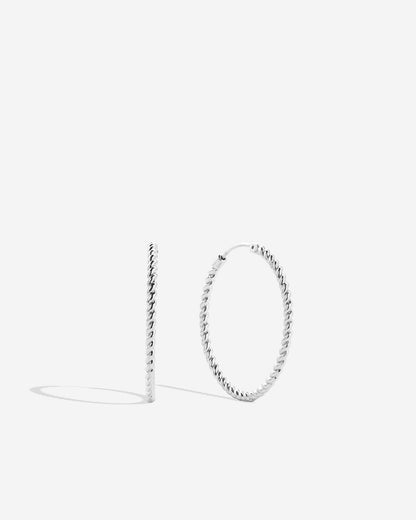 Entwined Dainty Hoop Earrings