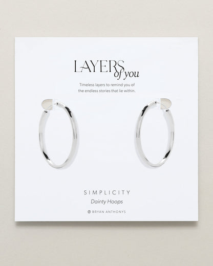 Simplicity Dainty Hoop Earrings