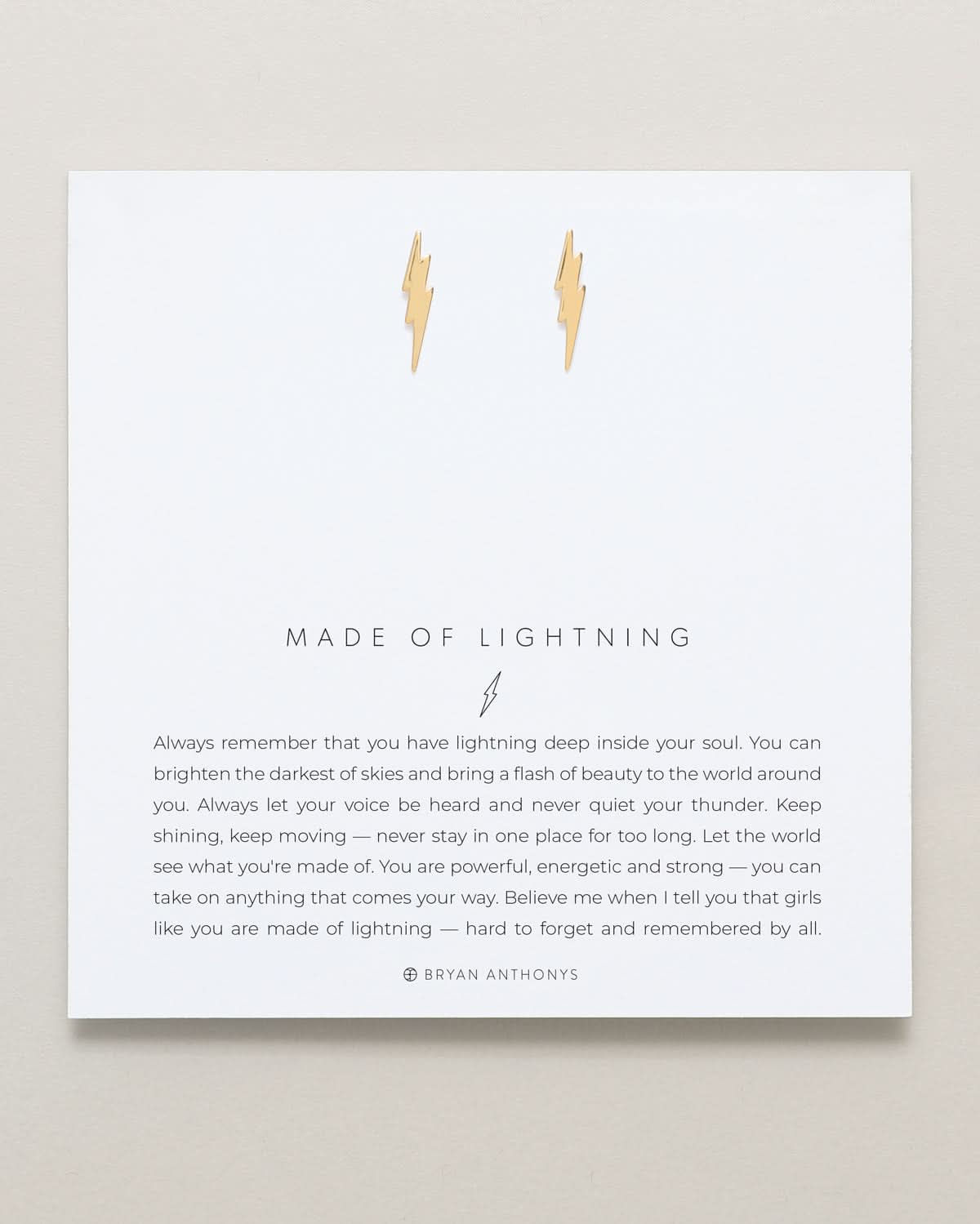 Made Of Lightning Earrings