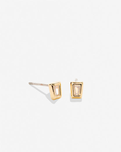 Mom Baguette Stud Earrings