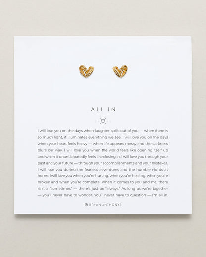 All In Stud Earrings