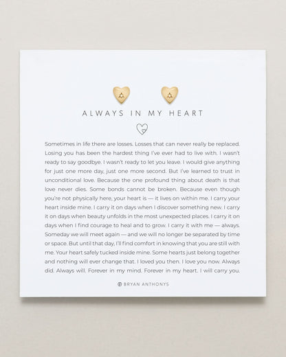 Always In My Heart Icon Stud Earrings