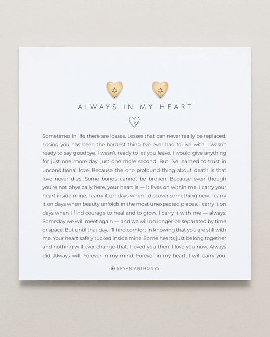 Always In My Heart Icon Stud Earrings