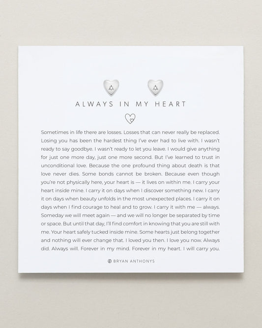 Always In My Heart Icon Stud Earrings