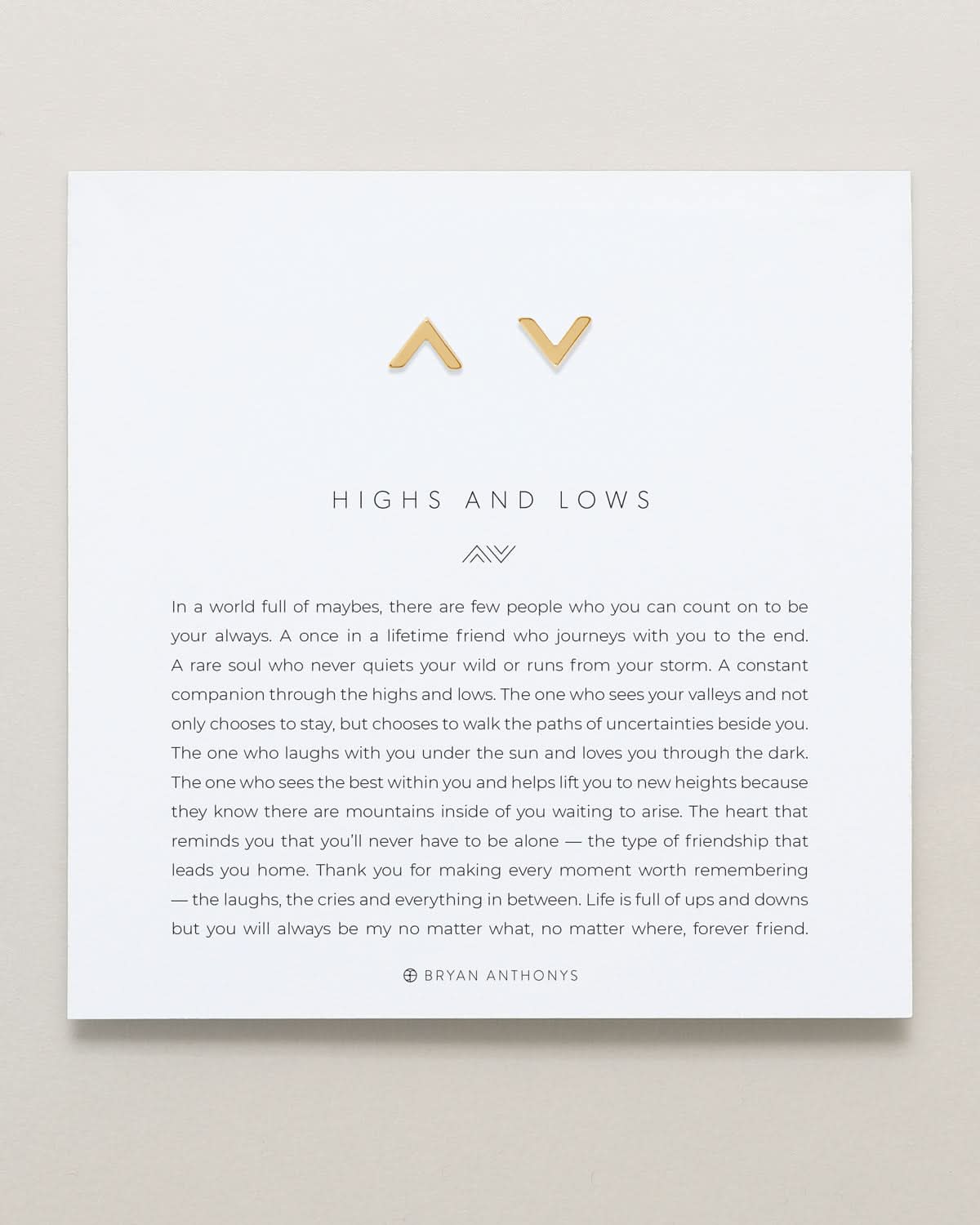 Highs & Lows Stud Earrings