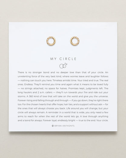 My Circle Stud Earrings