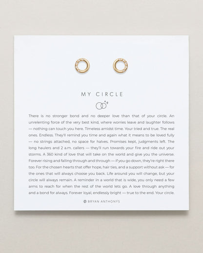 My Circle Stud Earrings