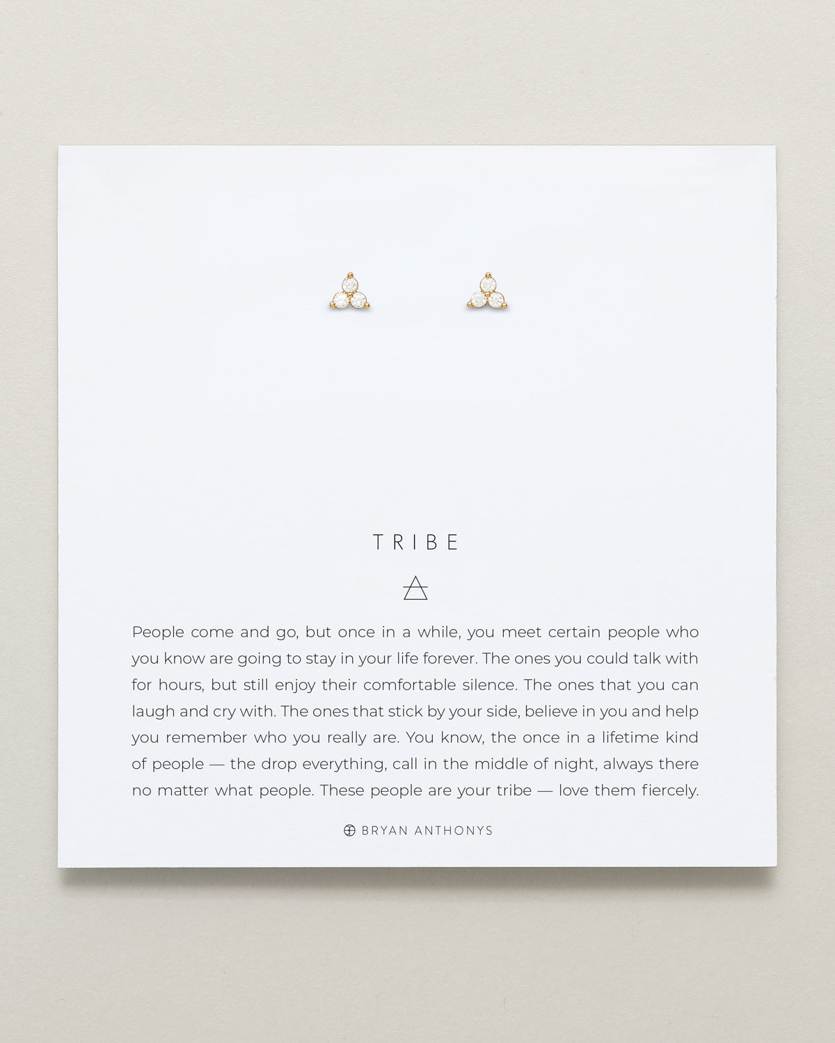 Tribe Dainty Friendship Stud Earrings