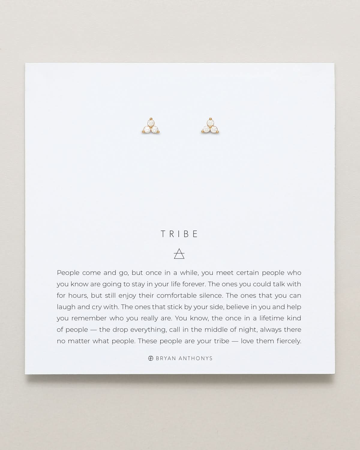 Tribe Dainty Friendship Stud Earrings