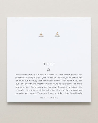 Tribe Dainty Friendship Stud Earrings