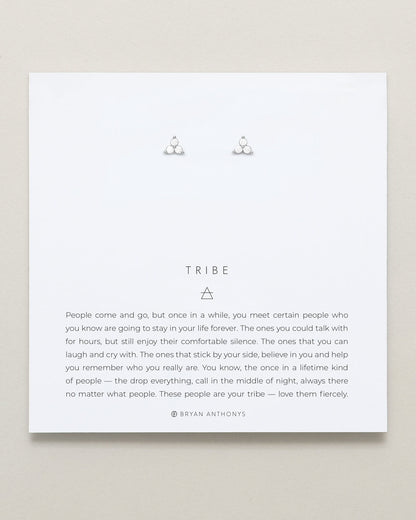 Tribe Dainty Friendship Stud Earrings
