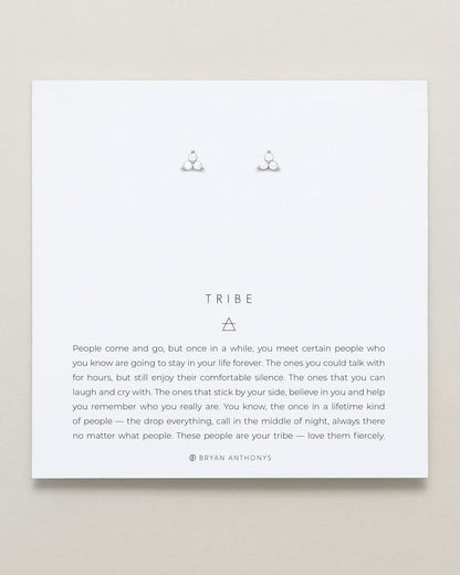 Tribe Dainty Friendship Stud Earrings