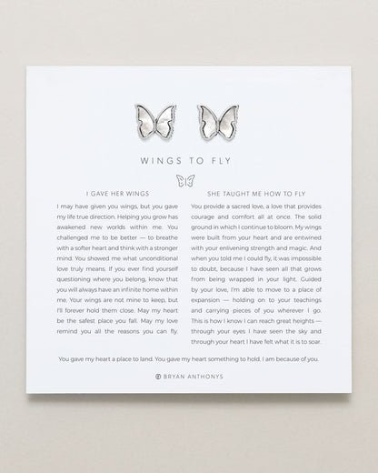 Wings to Fly Stud Earrings