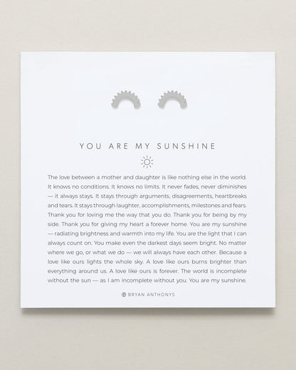 You Are My Sunshine Earrings