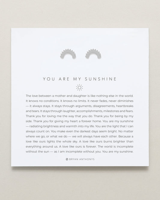 You Are My Sunshine Earrings